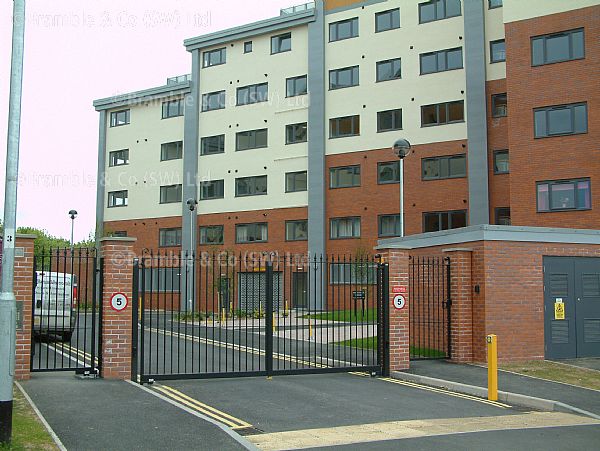 Perimeter Electric Gates to Blocks of Flats, Somerset & Devon